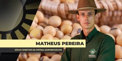 Pelo menos 1/4 da produção nacional de soja do Brasil deve ser negociada nos próximos dois meses, avalia Pátria