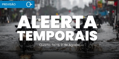Alerta de temporais no Sul e Sudeste nesta quarta-feira | Previsão do tempo 09/09/2026