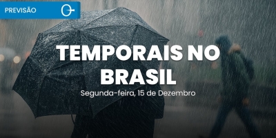 Confira a previsão do tempo para esta segunda-feira (15) para todo o Brasil