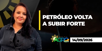 Bom Dia Agro - Petróleo volta a subir e puxa agrícolas
