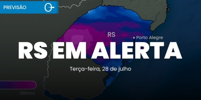 Temporais continuam no RS e frente fria avança nesta semana | Previsão do tempo 28/07/2026