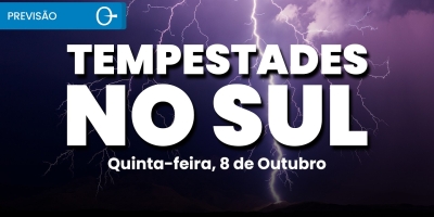 Temporais no RS: chuva pode chegar a 100 mm e vento superar 90 km/h