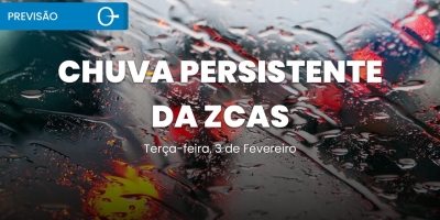 Chuva intensa e volumes elevados colocam Sul e Sudeste em alerta | Previsão 03/02/2026
