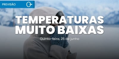 Previsão do tempo: geada ampla e alerta de temporais em SP e RJ 25/06/2026