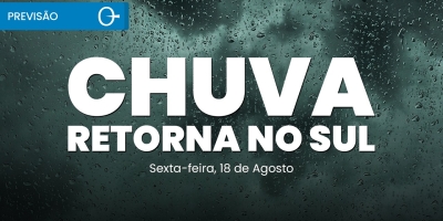 Sul terá aumento de temporais entre sábado e segunda-feira