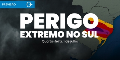 Previsão do tempo: chuva extrema no Sul e ciclone muda o tempo na quinta 01/07/2026
