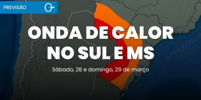 Onda de Calor e Temporais no Fim de Semana no Brasil 28 e 29/03/2026