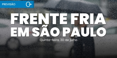 Frente fria muda o tempo em São Paulo e Sul ganha trégua | Previsão do tempo 30/07/2026