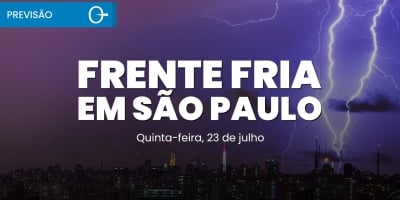 Frente fria espalha chuva em São Paulo e muda o tempo no Centro-Sul | Previsão do tempo 23/07/2026