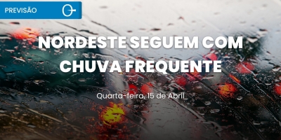 Previsão do tempo: contrastes no Brasil com chuva no Norte e tempo seco no Sudeste 15/04/2026