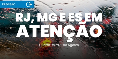 Temporais agora atingem Rio de Janeiro e Minas Gerais | Previsão do tempo 02/09/2026