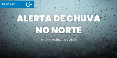 Previsão do tempo: alerta de temporais no Norte e Nordeste 02/04/2026