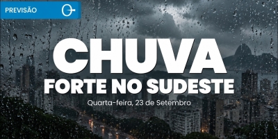 Chuva forte no Rio, ES e MG nesta quarta; Sul tem frio e chance de geada