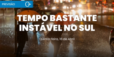 Previsão do tempo: chuva forte no Sul e tempo seco no Sudeste 16/04/2026