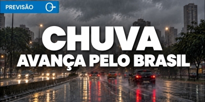 Frente fria aumenta a chuva em SP, RJ e MG nesta quinta-feira
