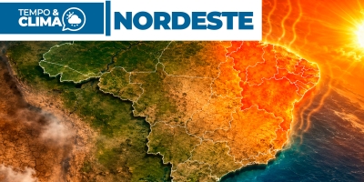 Previsão do tempo para a região Nordeste 07-07-2026