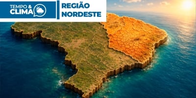 Previsão do tempo para a região nordeste do Brasil em 01-07-2026