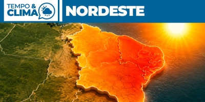 Previsão do tempo para a região nordeste 09-07-2026