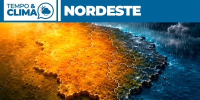 Previsão do tempo para a região Nordeste 13-07-2026
