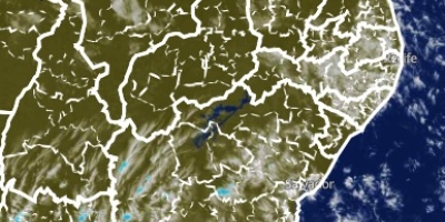 Nordeste segue dividido entre chuva no litoral e seca no interior