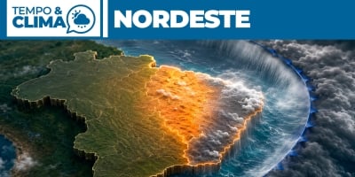 Nordeste: chuva continua no litoral, enquanto interior mantém tempo seco e calor