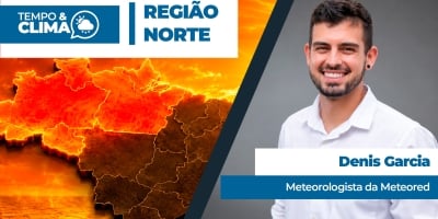 Previsão do tempo para a região NORTE