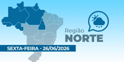 Previsão do temp opara o norte do país