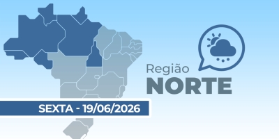 Previsão para região norte do país - 19/06/2026