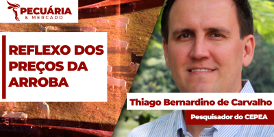 Reflexos dos preços altos da @ do boi gordo no 1º semestre é sentido agora no mercado consumidor