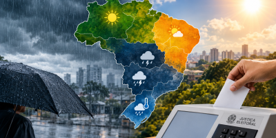 2º turno: eleitor vai votar debaixo de chuva ou sol? Veja a previsão no Brasil