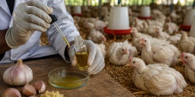 Quênia testa composto do alho como alternativa aos antibióticos na avicultura
