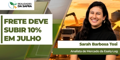 Custo do frete volta a subir com avanço da colheita do milho e deve aumentar 10% em julho