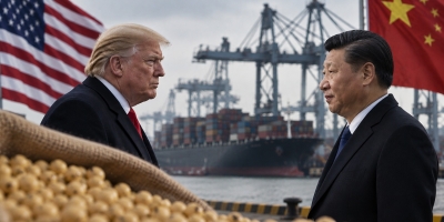 Trump e Xi se preparam para encontro histórico; soja está entre as peças de tabuleiro que envolve tarifas, Irã e Taiwan