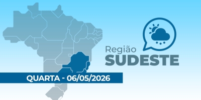Sudeste terá poucos volumes de chuva e leve queda de temperatura nos próximos dias