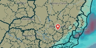 Chuva poderá provocar temporais isolados em parte do Sudeste