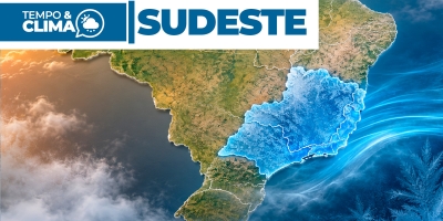 Previsão do tempo para a região Sudeste - 07-07-2026