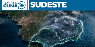 Previsão do tempo para a região Sudeste 10-07-2026