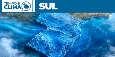 Previsão do tempo para a região Sul 09-07-2026