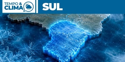 Previsão do tempo para a região Sul 13-07-2026
