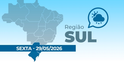 Temporais e excesso de umidade marcam os próximos dias no Sul