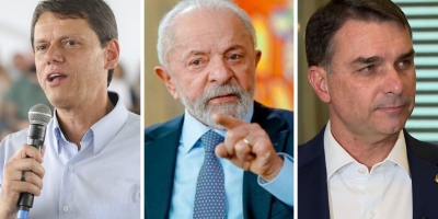 Pesquisa AtlasIntel: Lula venceria eleição no 1º turno em cenário sem Flávio e com Tarcísio