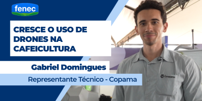 Uso de drones na cafeicultura de montanhas cresce com restrição na contratação de mão-de-obra