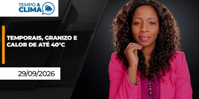 Frente fria avança e aumenta o risco de temporais no Centro-Sul