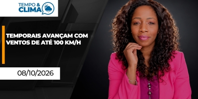 Temporais chegam aos estados do Sul com ventos de até 100 km/h