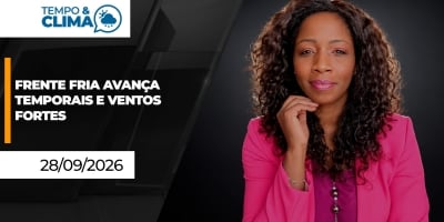 Frente fria avança pelo Brasil com temporais, enquanto calor chega a 43°C