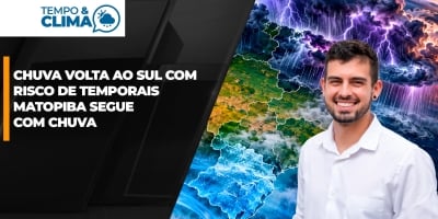 Chuva volta ao Sul com risco de temporais após dias de frio e geadas