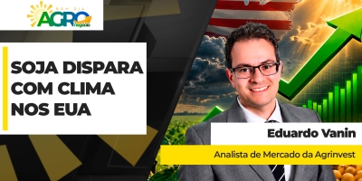 Projeção de calor intenso e chuvas escassas no Corn Belt faz soja e grãos dispararem na Bolsa de Chicago nesta 2ª feira