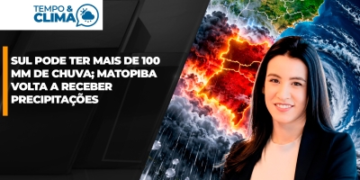Frio dá lugar a temporais e chuva pode ganhar força no Centro-Sul nesta semana