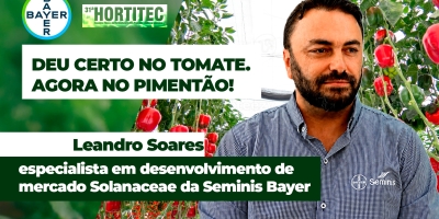 Tecnologia que revolucionou o tomate chega aos produtores de pimentão