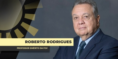 Seguro, tecnologia e crédito compõem o triângulo da renda no campo e seguro é o vértice princial, afirma Roberto Rodrigues